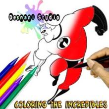 Coloring the incredibles截图5