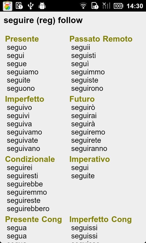 意大利语动词训练截图3