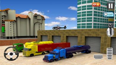 Euro Europe Truck Driving 3D Transport Cargo Sim截图1