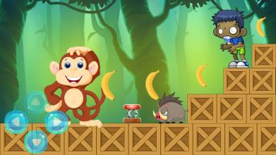 Monkey Run Jungle World Adventure Banana截图3