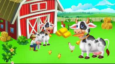 Cow Dairy Farm Manager Village Farming Games截图2