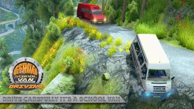 Offroad School Van Driving Minibus Simulator 2019截图2