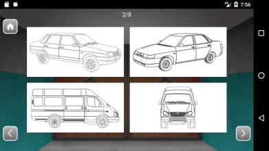 Russian Cars Coloring Book截图2