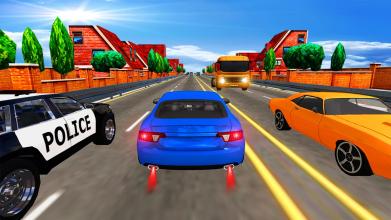 Car Racing in Fast Highway Traffic截图2