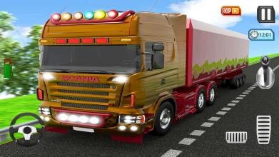 Euro Europe Truck Driving 3D Transport Cargo Sim截图5