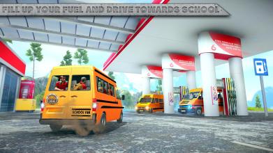 Offroad School Van Driving Minibus Simulator 2019截图1