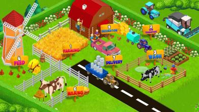 Cow Dairy Farm Manager Village Farming Games截图5