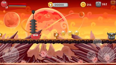 Red Bounce Ball Adventure Volcano截图5