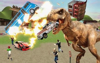 Dinosaur Simulator Game  Frenzy Attack at Beach截图1