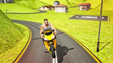 Flying Moto Racer 3d截图1