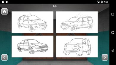 Russian Cars Coloring Book截图1