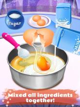 Rainbow Unicorn Ice Cream Sandwich  Cooking Games截图1