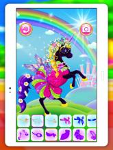 Beautiful Unicorn Dress Up Girls截图2