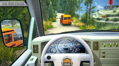 Offroad School Van Driving Minibus Simulator 2019截图4