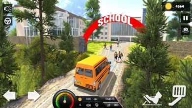 Offroad School Van Driving Minibus Simulator 2019截图3