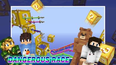 Pixel World,Lucky Block Race + Skins for Minecraft截图2