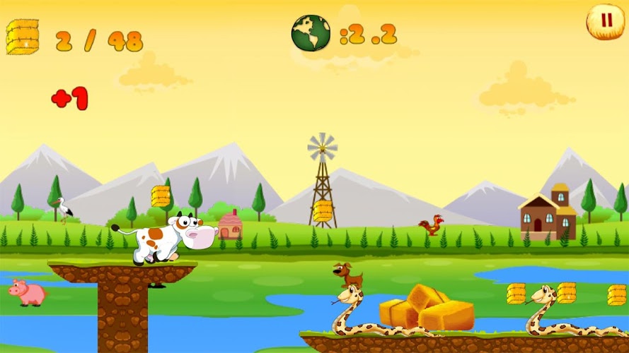 Farm Cow Run截图1