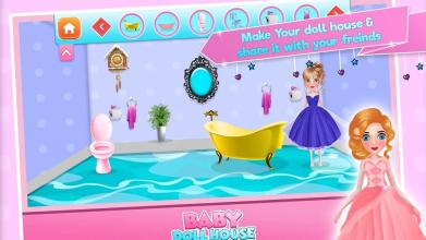 Baby doll house decoration game截图5