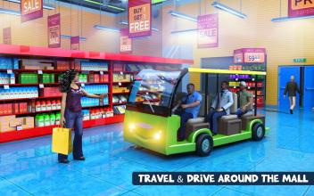 Shopping Mall Radio Taxi Driving Supermarket Game截图2