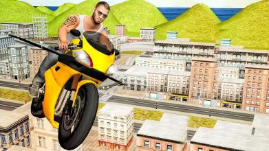 Flying Moto Racer 3d截图2