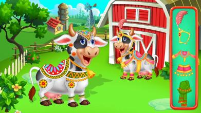 Cow Dairy Farm Manager Village Farming Games截图3