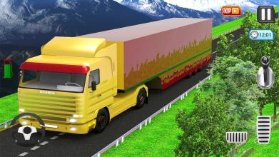 Euro Europe Truck Driving 3D Transport Cargo Sim截图3