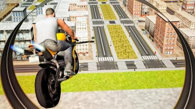 Flying Moto Racer 3d截图5