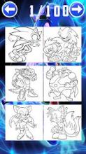 coloring sonic dash hedge截图4