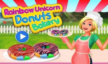 Rainbow Unicorn Donut Bakery: Dessert Food Chef截图5