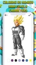 Color By Number DBZ Pixel Art images截图2