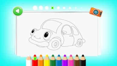 Car Coloring Book截图5