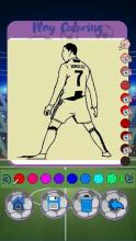 Football All Star Player Coloring截图2