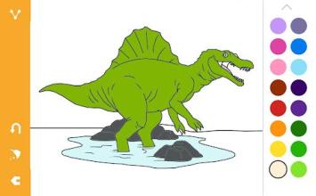 Dinosaur Coloring Book Kids Game截图4