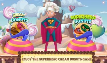 Superhero Donut Desserts Shop: Sweet Bakery Game截图2