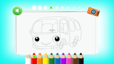 Car Coloring Book截图4