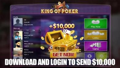 King of poker - Texas Hold'em online game截图3