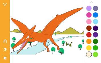 Dinosaur Coloring Book Kids Game截图5