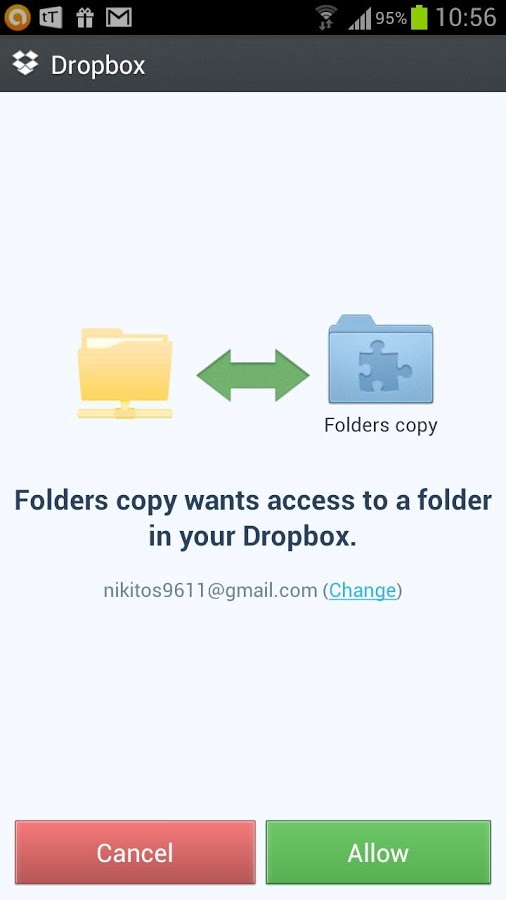 Folders copy for Dropbox截图1