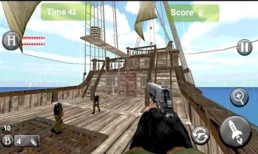 Gunner Modern Navy War : Pirates Shoot Battle截图3