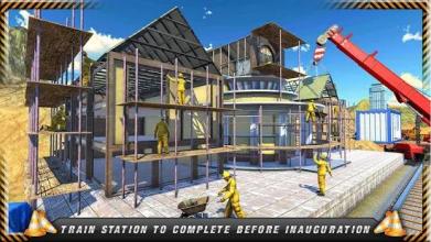 Train Station Virtual Construction Building Games截图2