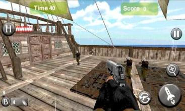 Gunner Modern Navy War : Pirates Shoot Battle截图2