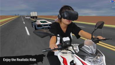 VR Traffic Bike Racer 360截图2