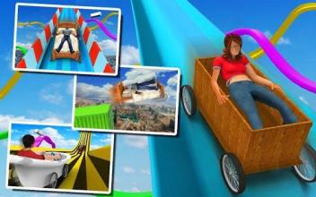 Mega Ramp Donuts Wheel Race - Impossible Stunts 3D截图1