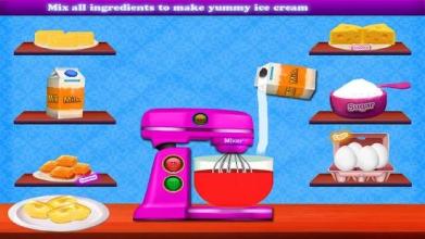 Kids Ice Cream Maker Game截图3