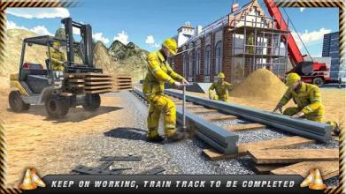 Train Station Virtual Construction Building Games截图3