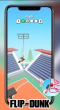 Flip dunk io  dunk flip game截图1