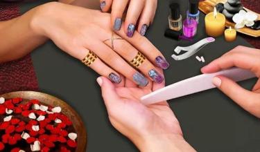 3D Nail Art Manicure Nail Salon Games for Girls截图2