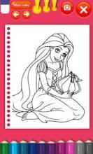 Tangled Princess Coloring Book截图2