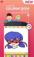 Ladybug Mira Coloring Book For Kids截图1