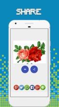 Pixel Flowers - Coloring By Number截图1